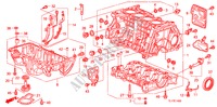 CILINDERBLOK/OLIEPAN (2.0L) voor Honda ACCORD 2.0 ES 4 deuren 5-traps automatische versnellingsbak 2009