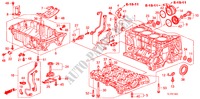 CILINDERBLOK/OLIEPAN (2.4L) voor Honda ACCORD 2.4 EX 4 deuren 5-traps automatische versnellingsbak 2009