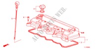 CILINDERKOP AFDEKKING (2.0L) voor Honda ACCORD 2.0 ES-GT 4 deuren 5-traps automatische versnellingsbak 2009