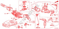 COMBINATIESCHAKELAAR(RH) voor Honda ACCORD 2.2 EX 4 deuren 6-versnellings handgeschakelde versnellingsbak 2009
