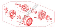 GENERATOR(DENSO) (2.4L) voor Honda ACCORD 2.4 TYPE S 4 deuren 5-traps automatische versnellingsbak 2009