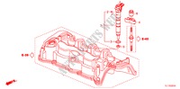 INJECTOR(DIESEL) voor Honda ACCORD 2.2 EXECUTIVE 4 deuren 6-versnellings handgeschakelde versnellingsbak 2009