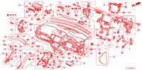 INSTRUMENTEN PANEEL(RH) voor Honda ACCORD 2.4 TYPE S 4 deuren 6-versnellings handgeschakelde versnellingsbak 2009