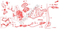 KEUZEHENDEL(LH) voor Honda ACCORD 2.0 COMFORT 4 deuren 5-traps automatische versnellingsbak 2009