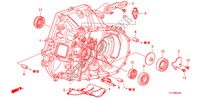 KOPPELINGKAST voor Honda ACCORD 2.4 EX 4 deuren 6-versnellings handgeschakelde versnellingsbak 2009