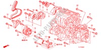 MOTOR BEVESTIGING BEUGEL (2.4L) voor Honda ACCORD 2.4 EXECUTIVE 4 deuren 5-traps automatische versnellingsbak 2009