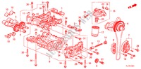 OLIEPOMP(2.4L) voor Honda ACCORD 2.4 TYPE S 4 deuren 5-traps automatische versnellingsbak 2009