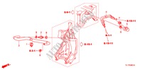 ONTLUCHTSLANG(2.4L) voor Honda ACCORD 2.4 TYPE S 4 deuren 5-traps automatische versnellingsbak 2009