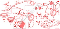 RADIO ANTENNE/LUIDSPREKER (RH) voor Honda ACCORD 2.2 EX 4 deuren 5-traps automatische versnellingsbak 2009