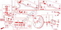 REM HOOFDCILINDER/ HOOFDSPANNING(LH) voor Honda ACCORD 2.2 EXECUTIVE 4 deuren 5-traps automatische versnellingsbak 2009