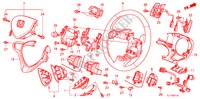 STUURWIEL(SRS) voor Honda ACCORD 2.2 EXECUTIVE 4 deuren 5-traps automatische versnellingsbak 2009