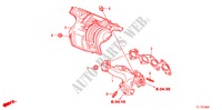 UITLAAT SPRUITSTUK(DIESEL) voor Honda ACCORD 2.2 EXECUTIVE 4 deuren 6-versnellings handgeschakelde versnellingsbak 2009