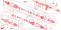 VOOR AANDRIJFAS/HALVE AS(2.0L) voor Honda ACCORD 2.0 ES-GT 4 deuren 5-traps automatische versnellingsbak 2009