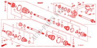VOOR AANDRIJFAS/HALVE AS(2.4L) voor Honda ACCORD 2.4 S 4 deuren 5-traps automatische versnellingsbak 2009