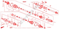 VOOR AANDRIJFAS/HALVE AS(DIESEL) voor Honda ACCORD 2.2 EX 4 deuren 6-versnellings handgeschakelde versnellingsbak 2009