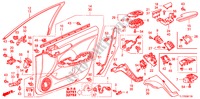 VOOR PORTIER VOERING(RH) voor Honda ACCORD 2.2 ES-GT 4 deuren 6-versnellings handgeschakelde versnellingsbak 2009