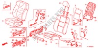 VOOR ZITTING(R.)(RH) voor Honda ACCORD 2.4 TYPE S 4 deuren 5-traps automatische versnellingsbak 2009