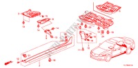 ZIJ DORPEL VERSIERING/ ONDER AFDEKKING voor Honda ACCORD 2.0 ES 4 deuren 5-traps automatische versnellingsbak 2009