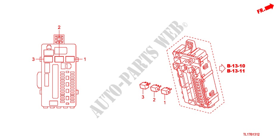 BEDIENINGSEENNEID(CABINE) (2) voor Honda ACCORD 2.0 S 4 deuren 5-traps automatische versnellingsbak 2009