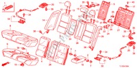 ACHTER ZITTING voor Honda ACCORD 2.2 ES 4 deuren 6-versnellings handgeschakelde versnellingsbak 2011