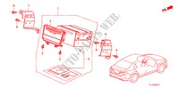 AUDIO UNIT(NAVIGATIE) voor Honda ACCORD 2.2 EX 4 deuren 5-traps automatische versnellingsbak 2010