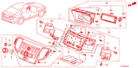 AUDIO UNIT voor Honda ACCORD 2.2 ES 4 deuren 6-versnellings handgeschakelde versnellingsbak 2011