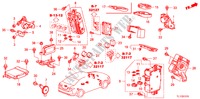 BEDIENINGSEENNEID(CABINE)(1)(LH) voor Honda ACCORD 2.4 TYPE S 4 deuren 6-versnellings handgeschakelde versnellingsbak 2011