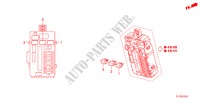 BEDIENINGSEENNEID(CABINE)(2) voor Honda ACCORD 2.2 EXECUTIVE 4 deuren 5-traps automatische versnellingsbak 2011