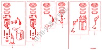 BRANDSTOFTANK KLEINE ONDERDELEN voor Honda ACCORD 2.4 TYPE S 4 deuren 6-versnellings handgeschakelde versnellingsbak 2011