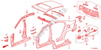 BUITEN PANELEN/ACHTER PANEEL voor Honda ACCORD 2.4 EXECUTIVE 4 deuren 5-traps automatische versnellingsbak 2010