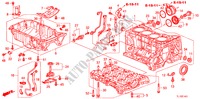 CILINDERBLOK/OLIEPAN(2.4L) voor Honda ACCORD 2.4 TYPE S 4 deuren 6-versnellings handgeschakelde versnellingsbak 2011