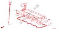 CILINDERKOP AFDEKKING(2.0L) voor Honda ACCORD 2.0 ELEGANCE 4 deuren 6-versnellings handgeschakelde versnellingsbak 2011