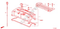 CILINDERKOP AFDEKKING(2.4L) voor Honda ACCORD 2.4 TYPE S 4 deuren 6-versnellings handgeschakelde versnellingsbak 2011