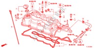CILINDERKOP AFDEKKING(DIESEL) voor Honda ACCORD 2.2 S 4 deuren 6-versnellings handgeschakelde versnellingsbak 2010