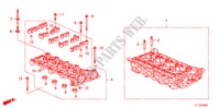 CILINDERKOP(DIESEL) voor Honda ACCORD 2.2 EXECUTIVE 4 deuren 5-traps automatische versnellingsbak 2011