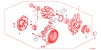 GENERATOR(DENSO)(DIESEL) voor Honda ACCORD 2.2 EX 4 deuren 5-traps automatische versnellingsbak 2010