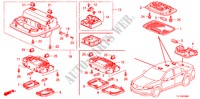 INTERIEUR VERLICHTING(1) voor Honda ACCORD 2.0 ES 4 deuren 5-traps automatische versnellingsbak 2010