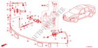 KOPLAMP SPROEIERWISSER voor Honda ACCORD 2.0 EXECUTIVE 4 deuren 5-traps automatische versnellingsbak 2011