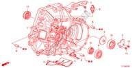 KOPPELINGKAST voor Honda ACCORD 2.4 TYPE S 4 deuren 6-versnellings handgeschakelde versnellingsbak 2011