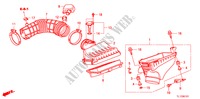 LUCHTFILTER(2.4L) voor Honda ACCORD 2.4 EXECUTIVE 4 deuren 6-versnellings handgeschakelde versnellingsbak 2011