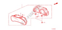 METER voor Honda ACCORD 2.4 TYPE S 4 deuren 6-versnellings handgeschakelde versnellingsbak 2011