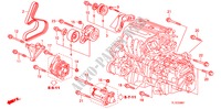 MOTOR BEVESTIGING BEUGEL(2.4L) voor Honda ACCORD 2.4 TYPE S 4 deuren 5-traps automatische versnellingsbak 2011