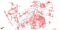 OLIEPEILMETER/ATF PIJP voor Honda ACCORD 2.0 EXECUTIVE 4 deuren 5-traps automatische versnellingsbak 2011