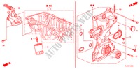 OLIEPOMP(2.0L) voor Honda ACCORD 2.0 COMFOT 4 deuren 6-versnellings handgeschakelde versnellingsbak 2011