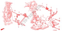 OVERSCHAKELVORK(DIESEL) voor Honda ACCORD 2.2 ELEGANCE 4 deuren 5-traps automatische versnellingsbak 2011