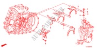 OVERSCHAKELVORK voor Honda ACCORD 2.4 TYPE S 4 deuren 6-versnellings handgeschakelde versnellingsbak 2011