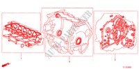 PAKKINGPAKKET(2.0L) voor Honda ACCORD 2.0 S 4 deuren 5-traps automatische versnellingsbak 2010