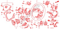 STUURWIEL(SRS) voor Honda ACCORD 2.2 ES 4 deuren 6-versnellings handgeschakelde versnellingsbak 2011