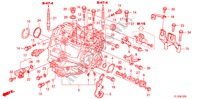 TRANSMISSIE HUIS(DIESEL) voor Honda ACCORD 2.2 EXECUTIVE 4 deuren 6-versnellings handgeschakelde versnellingsbak 2011
