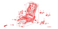 V. ZITTING COMPONENTEN(L.)(HANDMATIGE ZITTING) voor Honda ACCORD 2.2 S 4 deuren 5-traps automatische versnellingsbak 2011
